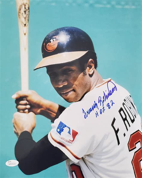 Autographed FRANK ROBINSON 11x14 Baltimore Orioles photo JSA - Main ...