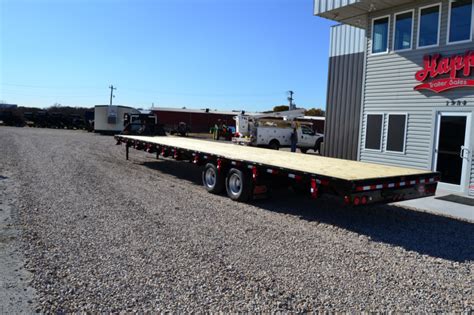 2017 PJ GN 102"x40' Hot Shot Flatbed w/Ratchet Straps | Happy Trailer Sales | PJ Trailers in Texas