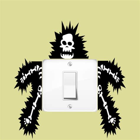 Funny Outlet or Light Switch Wall Decal Removable Humorous Wall Decor – American Wall Designs