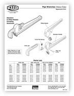 Pipe Wrenches - Heavy Duty, Straight | Reed Manufacturing