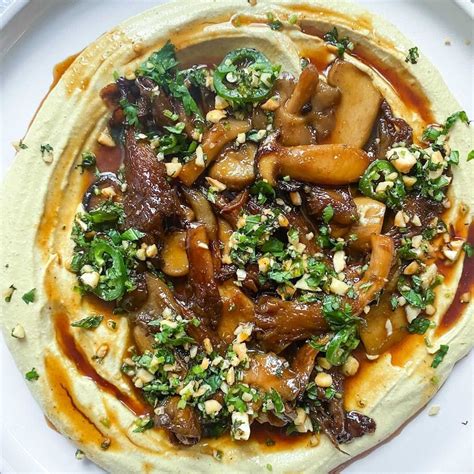 Sticky Mushrooms, Creamy Whipped Tofu & Herby Cashew Sprinkle | Recipe | Stuffed mushrooms, Tofu ...