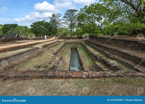 The Royal Gardens at Sigiriya Rock. Stock Photo - Image of terraces ...