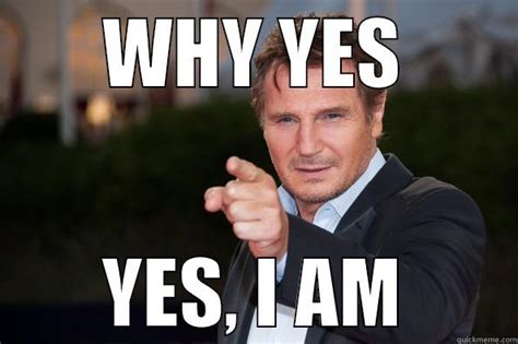 Neeson Yes - quickmeme