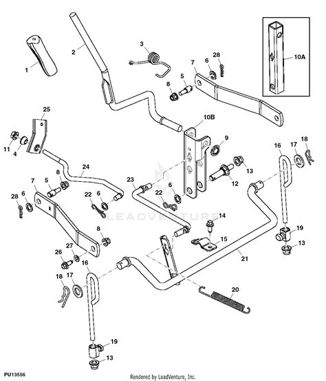 john deere d110 parts diagram