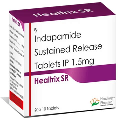 Indapamide Sustained Release Tablets at Rs 680/box | Lorvas in Surat ...