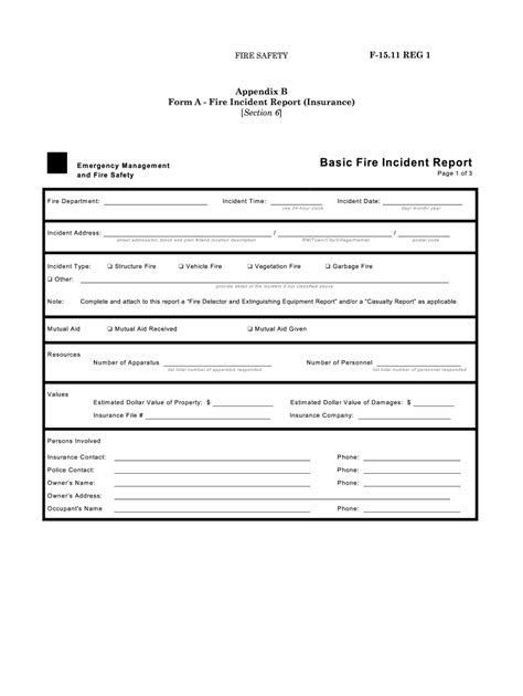 False fire alarm incident report sample: Fill out & sign online | DocHub