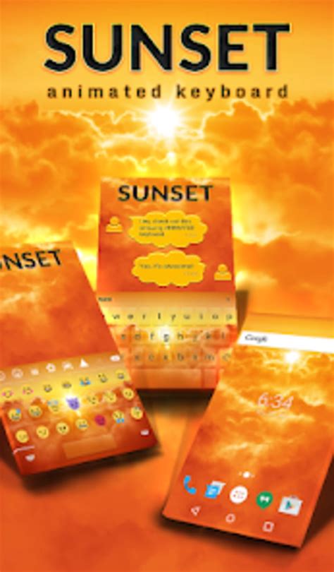 Sunset Animated Keyboard Theme for Android - Download