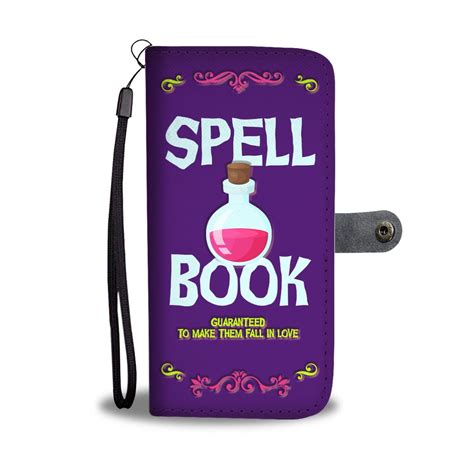 Custom Designed Phone Case Wallet - Love Spell Book | Phone case design, Wallet phone case ...