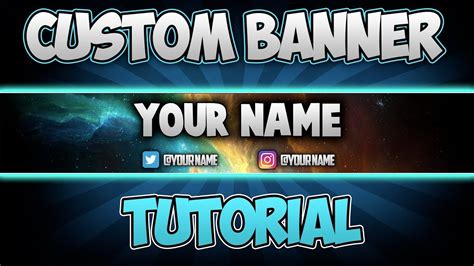 How To Make A YouTube Banner In Photoshop CS6/CC (2018) - YouTube | Youtube banners, Diy graphic ...