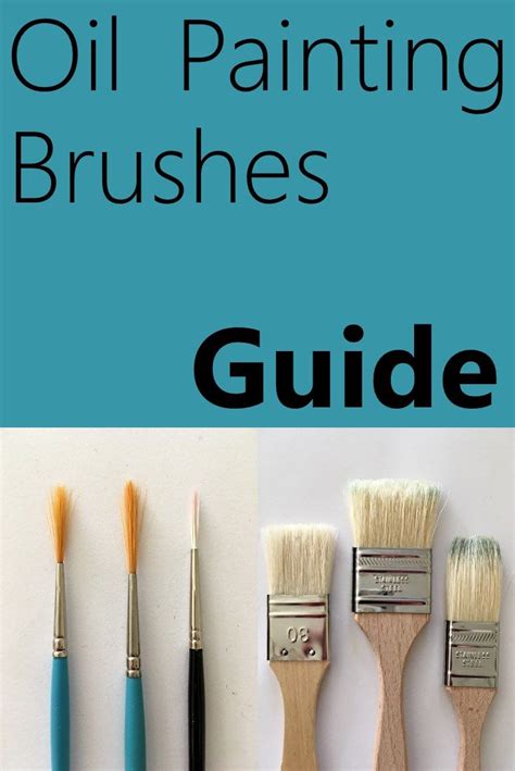 Types of oil painting brushes – Artofit