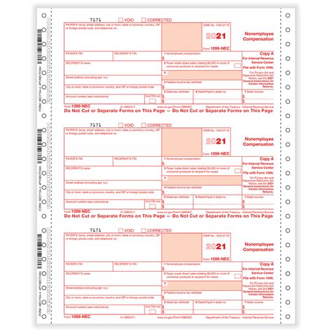 Printable Irs Form 1099 Nec