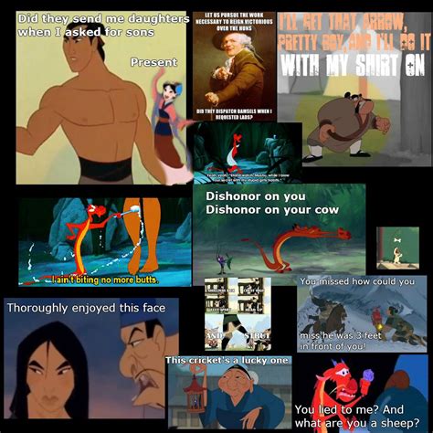 Collage of my favorite Mulan quotes Disney Characters Quotes, Mulan Quotes, Disney Quotes, Movie ...