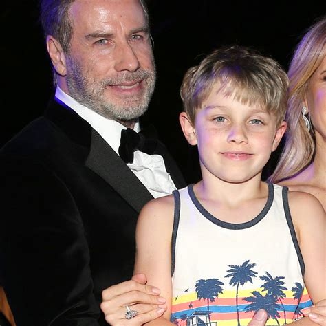 John Travolta Shares Adorable Video with Son Benjamin at Bolts Game