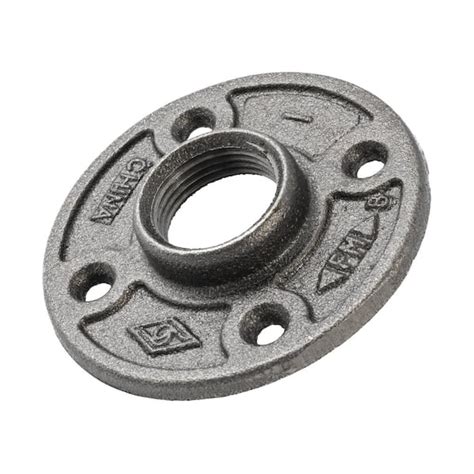 Southland 1 in. Black Malleable Iron Threaded Floor Flange 521-605HN ...