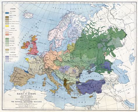 Ethnicity Map Europe