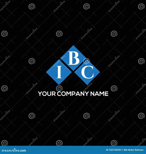 IBC Letter Logo Design On BLACK Background. IBC Creative Initials ...