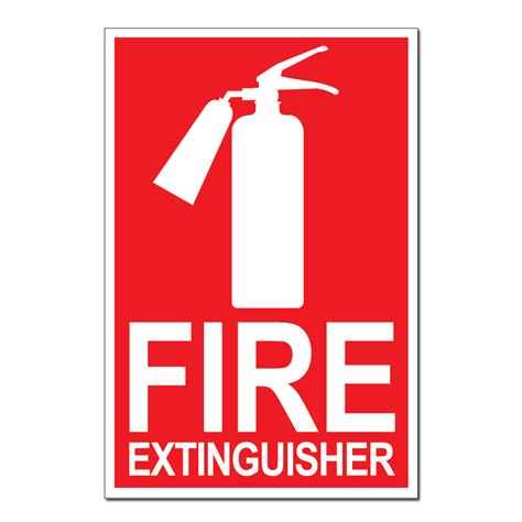 Fire Extinguisher Safety Sign |FDNY Sign | Fire Safety Sign | Sign Guy ...