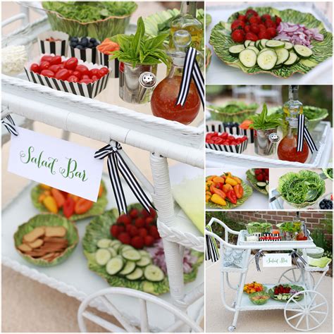 Build a Stylish Summer Salad Bar! | Pizzazzerie