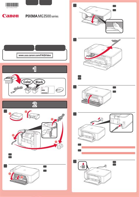 User manual Canon Pixma MG3522 (English - 3 pages)