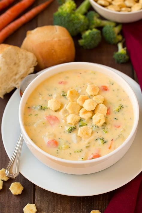 Cheddar Broccoli Potato Soup - Cooking Classy