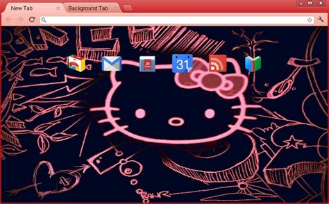 Hello Kitty chrome theme by pinkkittyghurle on DeviantArt