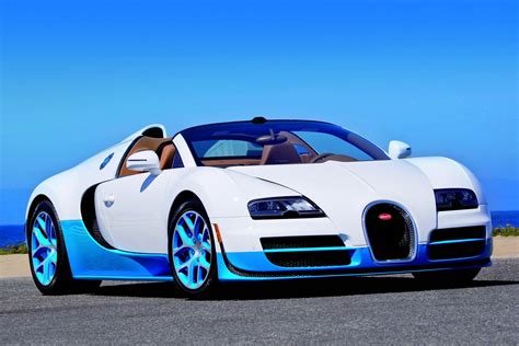 2012 Bugatti Veyron 16.4 Grand Sport Vitesse Bianco And New Light Blue ...