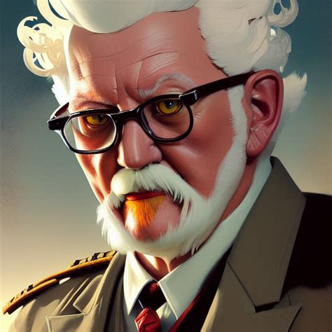 Colonel Sanders Cartoon