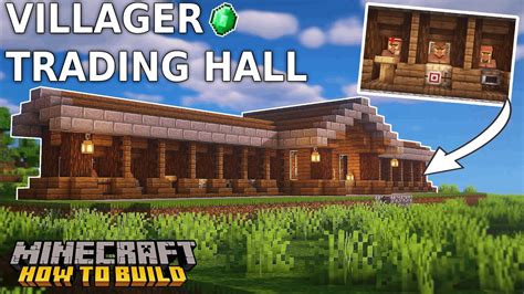 Minecraft: How to Build a Villager Trading Hall - YouTube