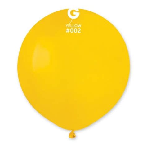 #002 Yellow 19" 25 Pcs - Boomart Store- Balloon Store Little Neck, NY