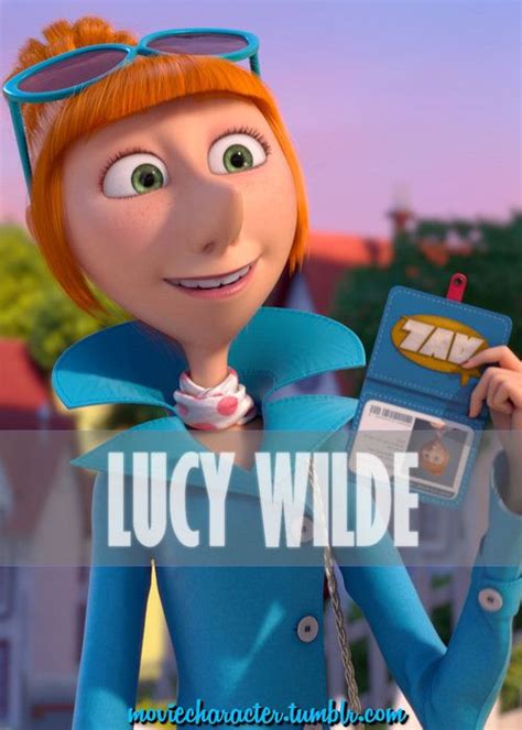 Movie Characters — LUCY WILDE Played By: Kristen Wiig(Voice) ... | Kid ...