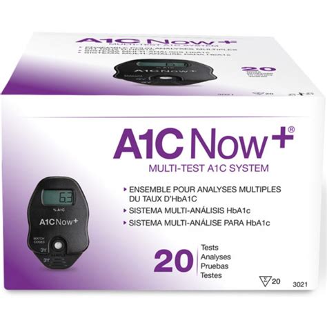 A1C Now+ Rapid Diagnostic Test Kit Diabetes Management Box of 20 - Walmart.com - Walmart.com