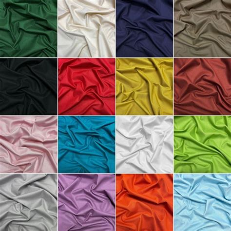 Plain Cotton Canvas Fabric | Pound Fabrics | UK's Best Price