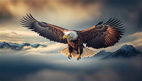 Eagle Flying In The Sky