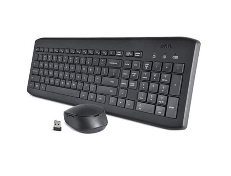 Onn Wireless Keyboard and Mouse ONN 100009054 Bluetooth Combo Fullsize Keyboard and 5-Button mouse