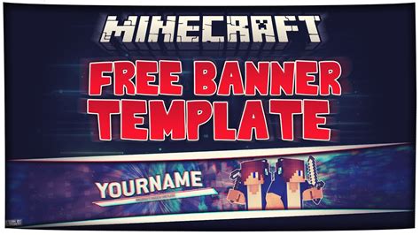 FREE Minecraft Banner Template [+Tutorial] [HD+] × nilsrobert - YouTube