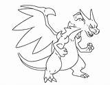 Charizard Coloring Page Printable sketch template