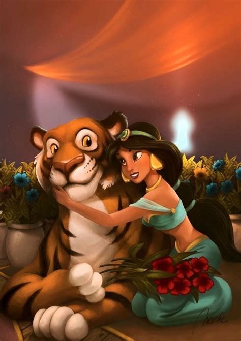 *RAJAH & JASMINE ~ Aladdin, | Princesse jasmine, Art disney, Papier peint disney