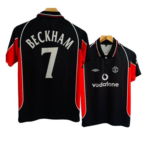 2001-02 Manchester united David beckham jersey | Retro collection - Cyberried Store