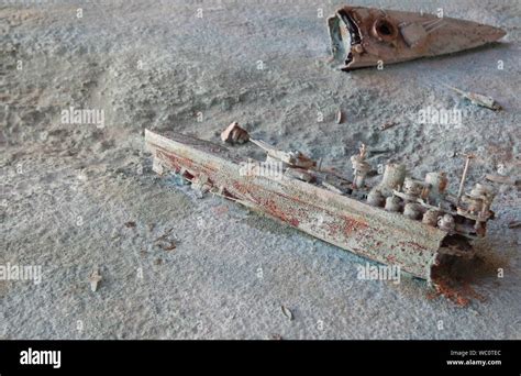 Porto Torres (Cerdeña, Italia). Museo del Mare (Museo Marítimo). Reconstrucción plástica del ...