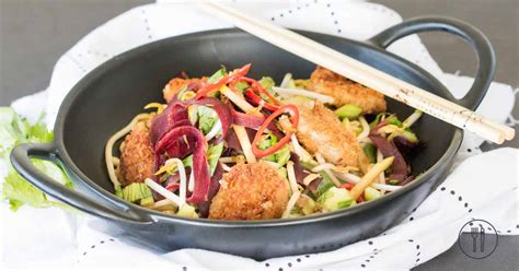 Crispy chicken with pak choi salad | Dinner Twist