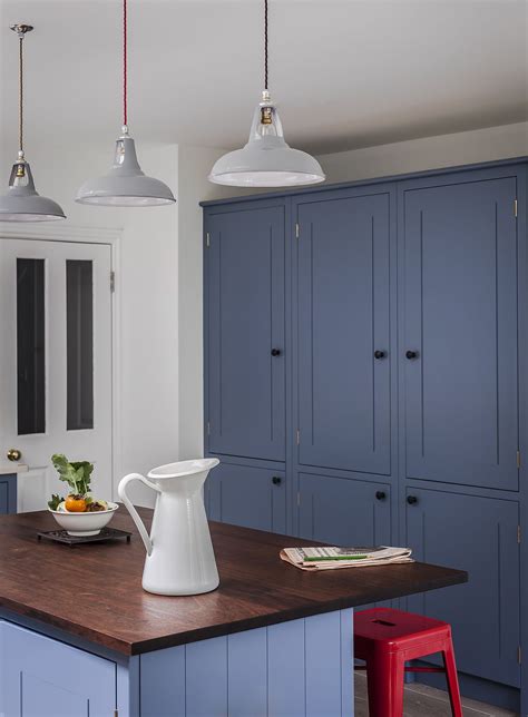 British Standard Cupboards Painted in Dulux Niagra Blue | Kitchen ...