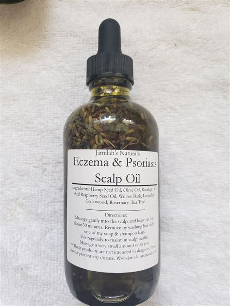 Scalp Oil for Eczema Psoriasis Hair Growth Itchy Damaged - Etsy