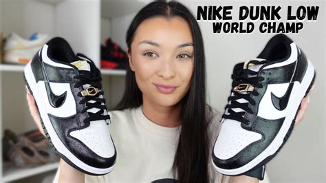 NIKE DUNK LOW PANDA 2.0??? | WORLD CHAMP - YouTube