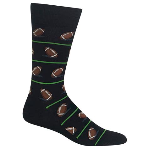 Hot Sox - Football Novelty Socks for Men by Hot Sox - Black - Walmart.com - Walmart.com