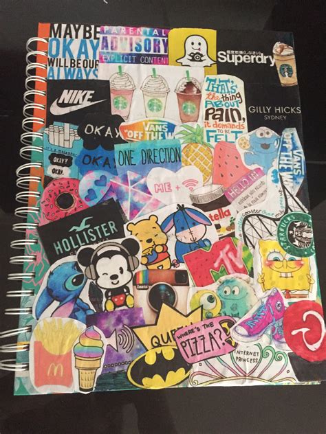 Tumblr Notebook Collage Ideas