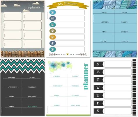 Weekly Calendar Maker | Create Free Custom Calendars