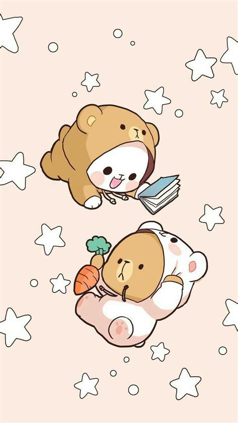 Fotos fofas | Papel de parede kawaii, Desenhos fofos de urso, Papeis de parede kawaii