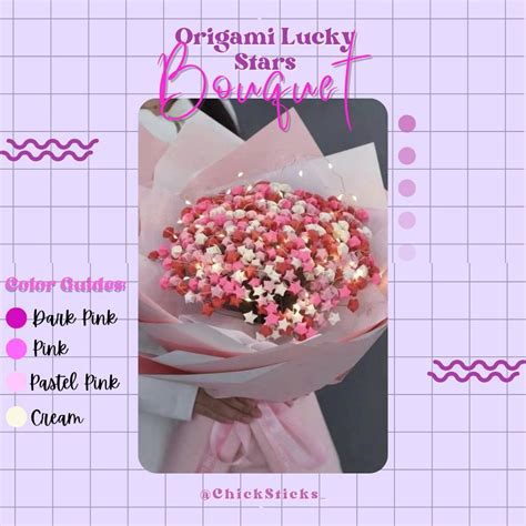 Origami Lucky Stars / Paper Stars Bouquet | Origami lucky star, Paper bouquet diy, Paper stars