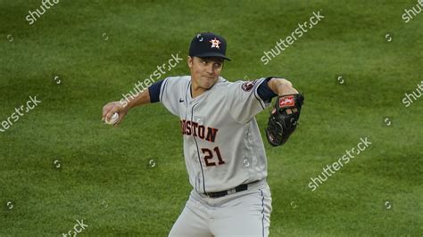 Houston Astros Zack Greinke 21 Delivers Editorial Stock Photo - Stock ...