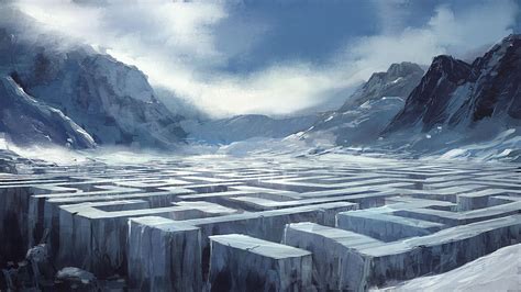 Speedpaint: Ice Labyrinth by inetgrafx on DeviantArt